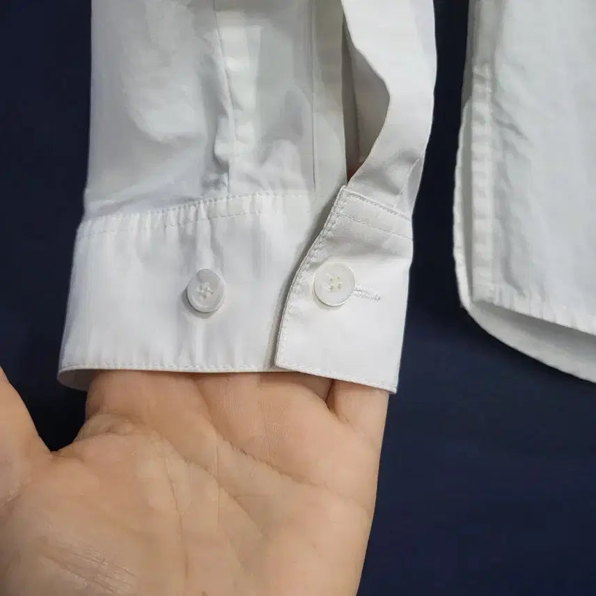 [BUNJANG] Juun.J Logo Embroidered Shirt / 준지 로고자수 셔츠남방