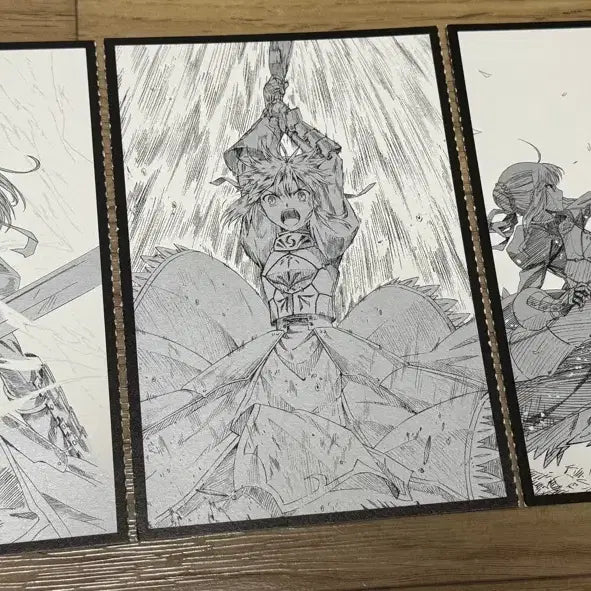 [SOLD OUT] 페이트 제로 세이버 블루레이 스탠다드 에디션 특전 복제 원화 엽서