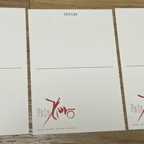 [SOLD OUT] 페이트 제로 세이버 블루레이 스탠다드 에디션 특전 복제 원화 엽서