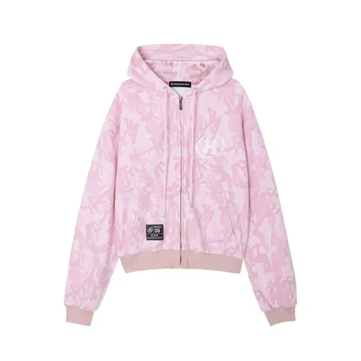 [BUNJANG] The Mysterious Hotel Camo Hoodie / 더미스테리어스호텔 카모 후드집업