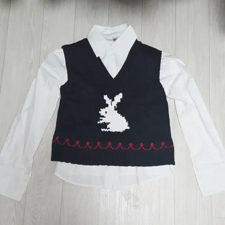 [BUNJANG] 3-Piece Set: Shirt, Knit Vest, Skirt / ㅁ새상품ㅁ 셔츠 니트베스트 스커트 3ps 세트