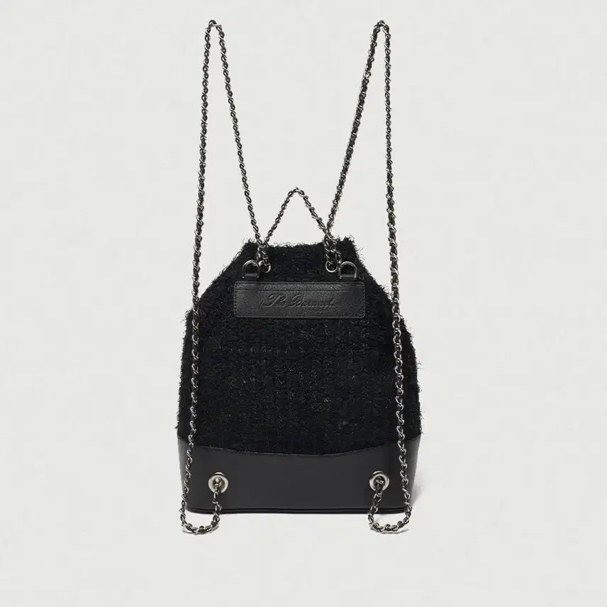 [BUNJANG] The Barnnet Tweed Backpack / 바넷 The Barnnet  트위드 백팩 블랙