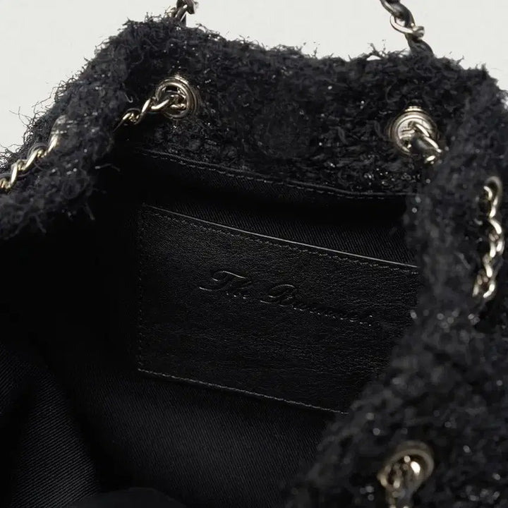 [BUNJANG] The Barnnet Tweed Backpack / 바넷 The Barnnet  트위드 백팩 블랙