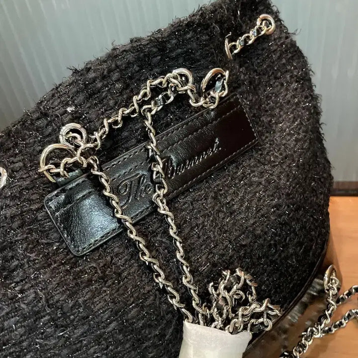 [BUNJANG] The Barnnet Tweed Backpack / 바넷 The Barnnet  트위드 백팩 블랙
