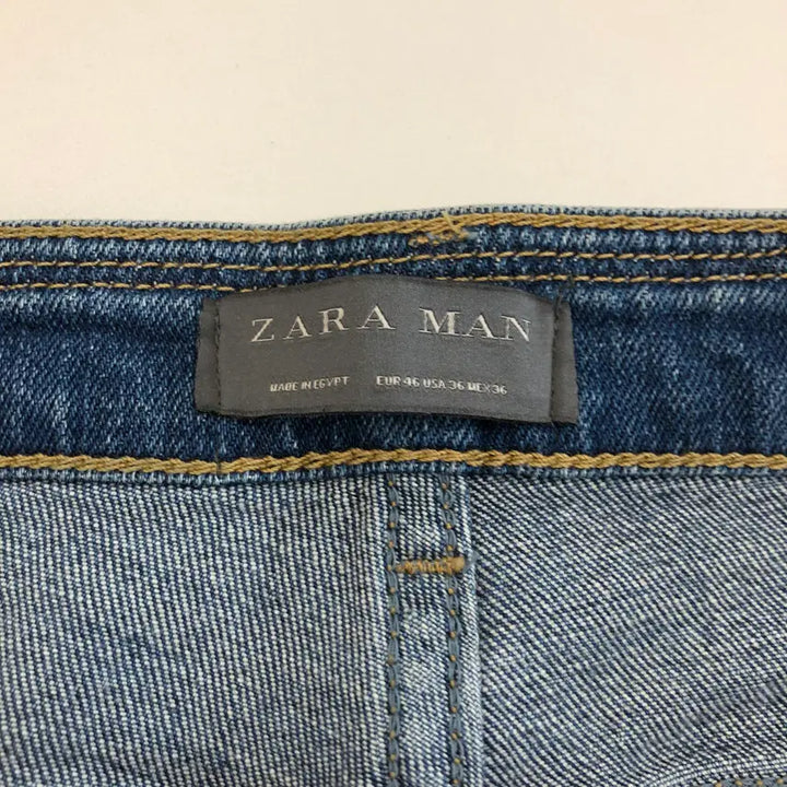 [BUNJANG] ZARA Original Damage Cutting Denim Jeans / 자라 오리지널 데미지 컷팅데님진 34 인치