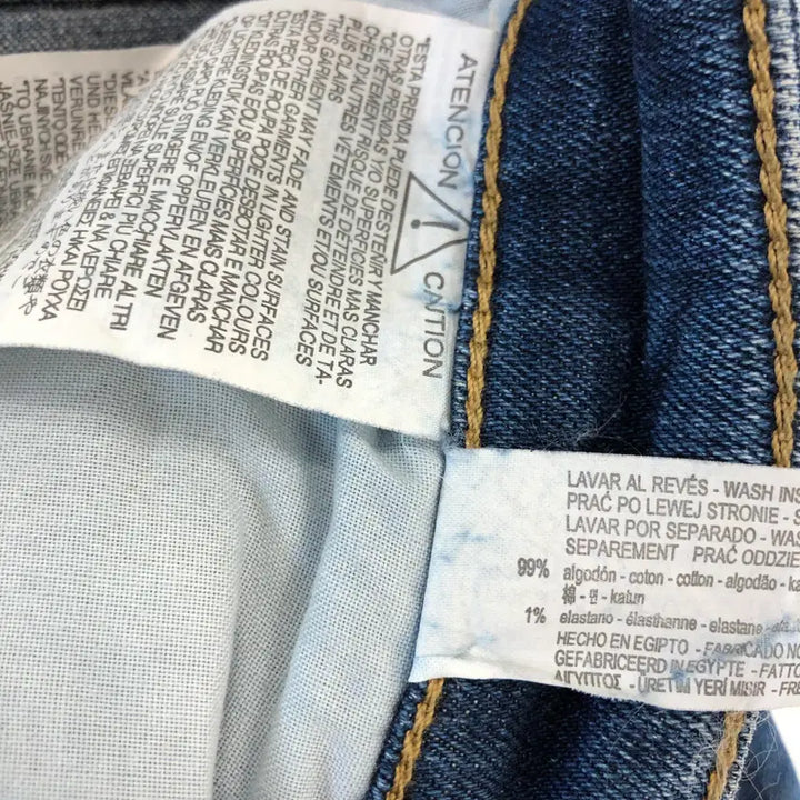 [BUNJANG] ZARA Original Damage Cutting Denim Jeans / 자라 오리지널 데미지 컷팅데님진 34 인치