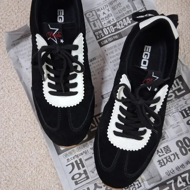 [BUNJANG] Egoist Sneakers Black / 에고이스트 스니커즈 블랙