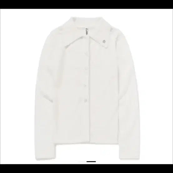[BUNJANG] Current Hairy Knit Cardigan (White) / 커렌트 HAIRY KNIT CARDIGAN (WHITE)
