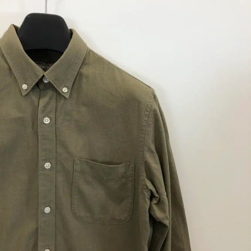 [BUNJANG] MUJI Olive Pocket Shirt / MUJI 무지 포켓 올리브셔츠 95