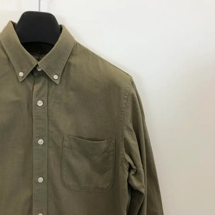 [BUNJANG] MUJI Olive Pocket Shirt / MUJI 무지 포켓 올리브셔츠 95