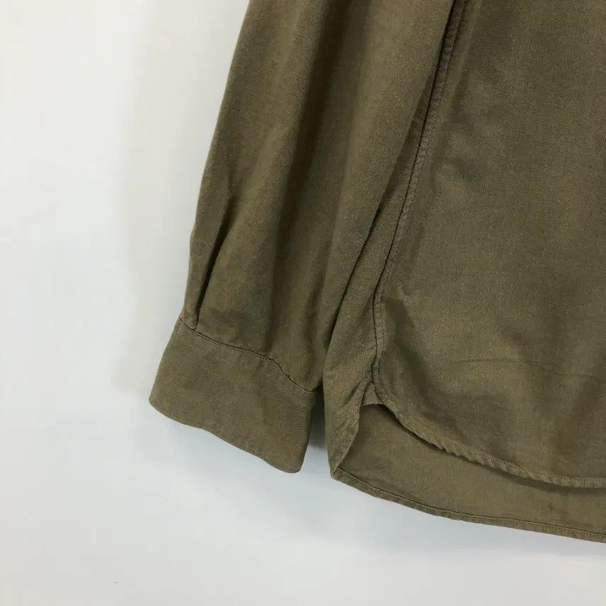 [BUNJANG] MUJI Olive Pocket Shirt / MUJI 무지 포켓 올리브셔츠 95
