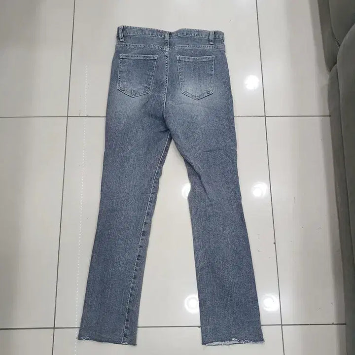 [BUNJANG] M Grey Baggy Slim Straight Jeans / M 28 회색 배기 슬림 일자 청바지 중고