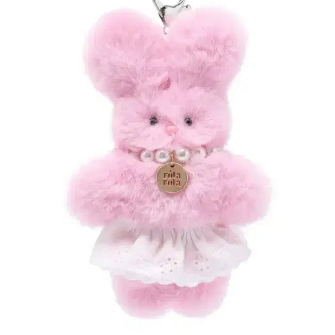 [BUNJANG] RoLa RoLa Jang Wonyoung Rabbit Doll Pink Keyring / 새제품) 로라로라 장원영 토끼 인형 핑크 키링