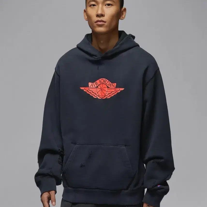 [BUNJANG] Air Jordan Hoodie Black L / 에어조던 후드 블랙 L (새상품)