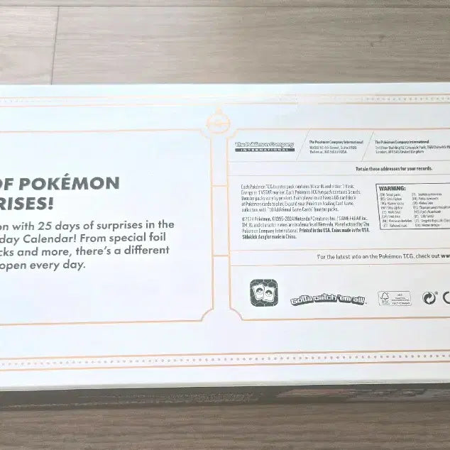 [BUNJANG] Pokemon Holiday Calendar Card Game / 포켓몬 카드 북미판 홀리데이 캘린더 카드 게임