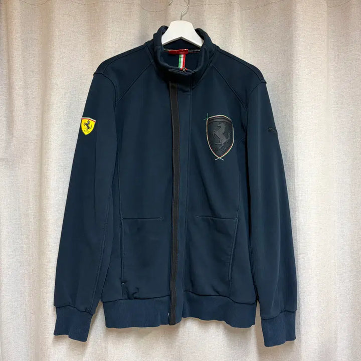 [BUNJANG] Puma Ferrari Scuderia Big Logo Track Jacket Navy L / 푸마 페라리 트랙 자켓 네이비 (L) 스쿠데리아 빅로고 집업