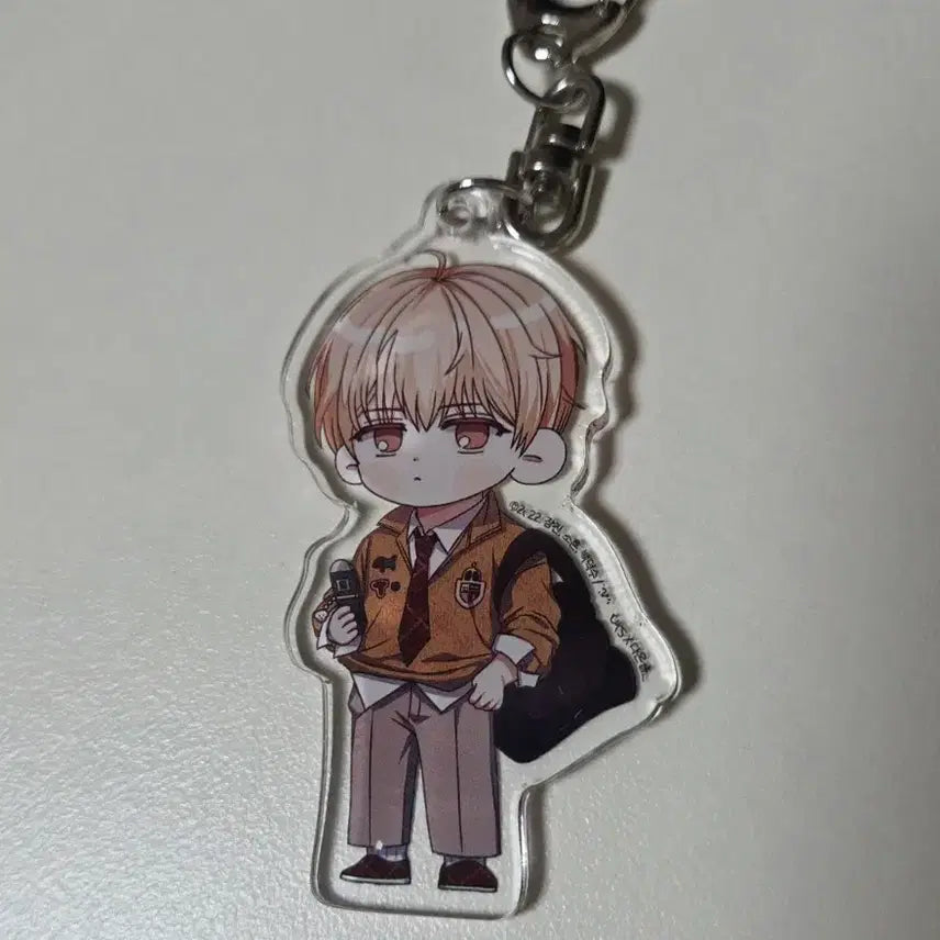 [BUNJANG] Demotjuk Cha Yu Jin &amp; Park Moon Dae SD Acrylic Keyring Bundle Set / (급처) 데못죽 팝업ver. SD아크릴 키링 차유진