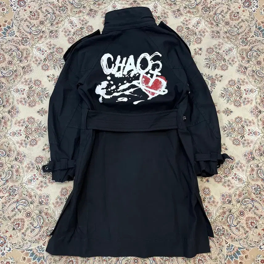 [BUNJANG] Vivienne Westwood Chaos Printed Fishtail Parka / 비비안웨스우드 chaos 프린팅 피쉬테일파카