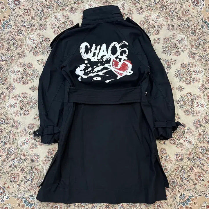[BUNJANG] Vivienne Westwood Chaos Printed Fishtail Parka / 비비안웨스우드 chaos 프린팅 피쉬테일파카