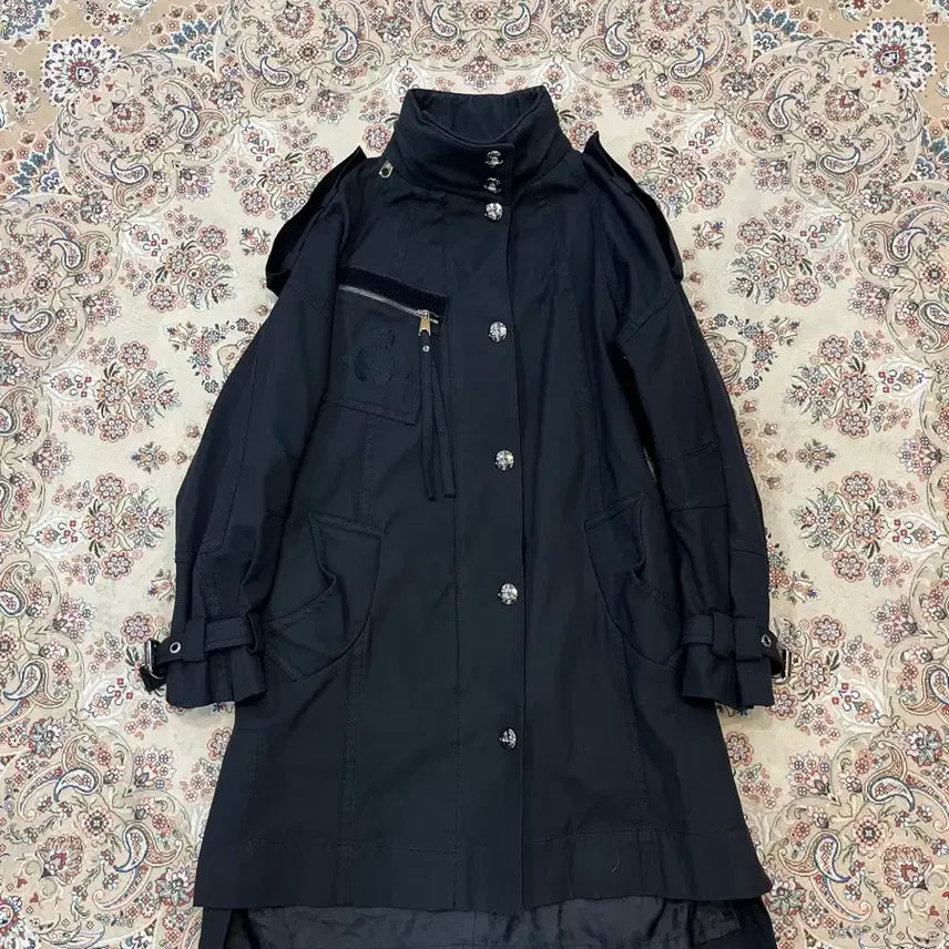 [BUNJANG] Vivienne Westwood Chaos Printed Fishtail Parka / 비비안웨스우드 chaos 프린팅 피쉬테일파카