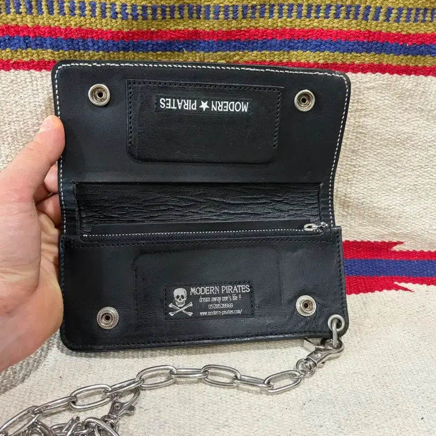 [SOLD OUT] 모던피라테 제팬 스터드 트러커월렛 체인세트