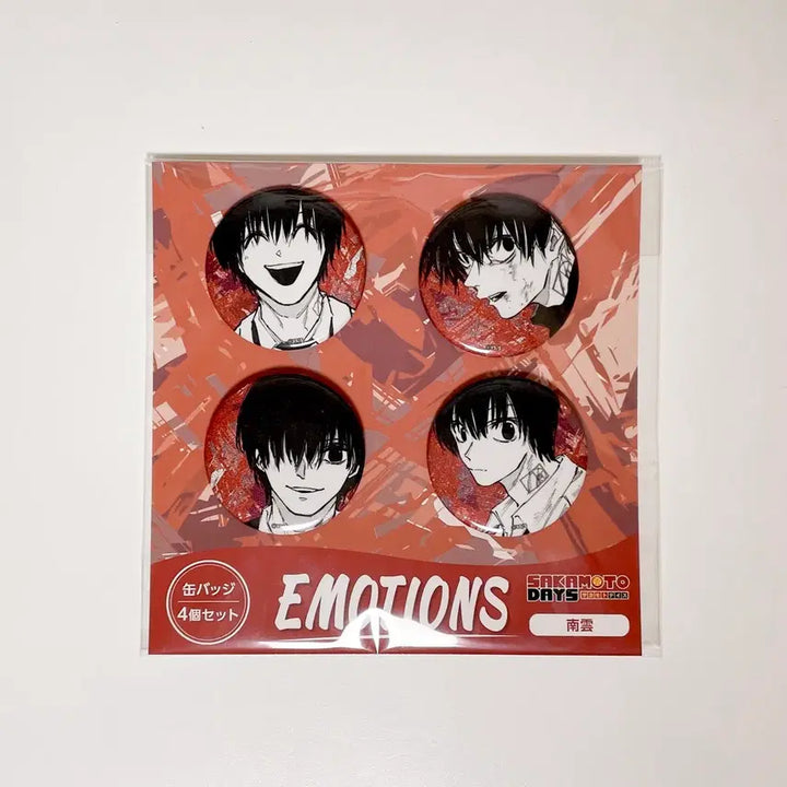 [BUNJANG] Sakamoto Days Nagumo Emotion Badge Set / 사카모토데이즈 사카데이 나구모 이모션 뱃지 세트