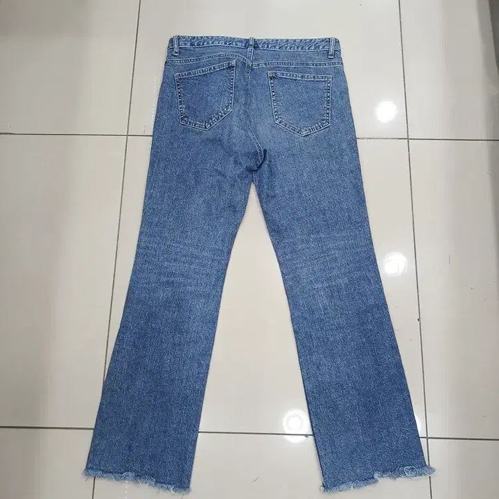 [BUNJANG] Denim Lab 88 73 Distressed Hem Jeans / 데님랩에잇트 73 밑단올풀림 빈티지 디자인 청바지 중고