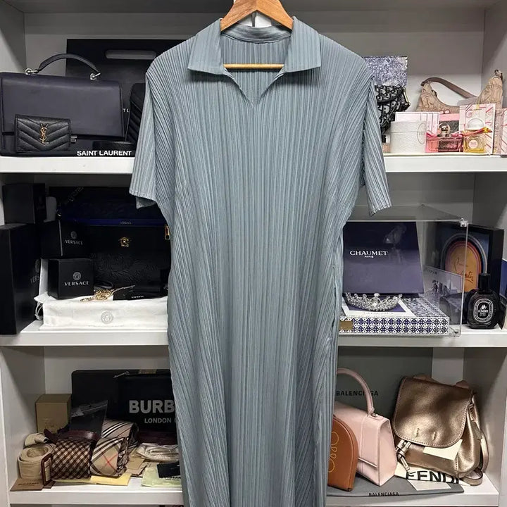 [BUNJANG] DAKS Pleated Long Dress / [ DAKS ] 닥스 플리츠 롱 원피스