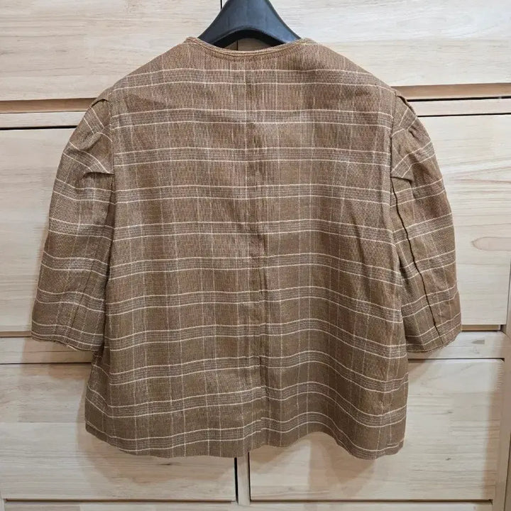 [SOLD OUT] sjsj린넨체크자켓
