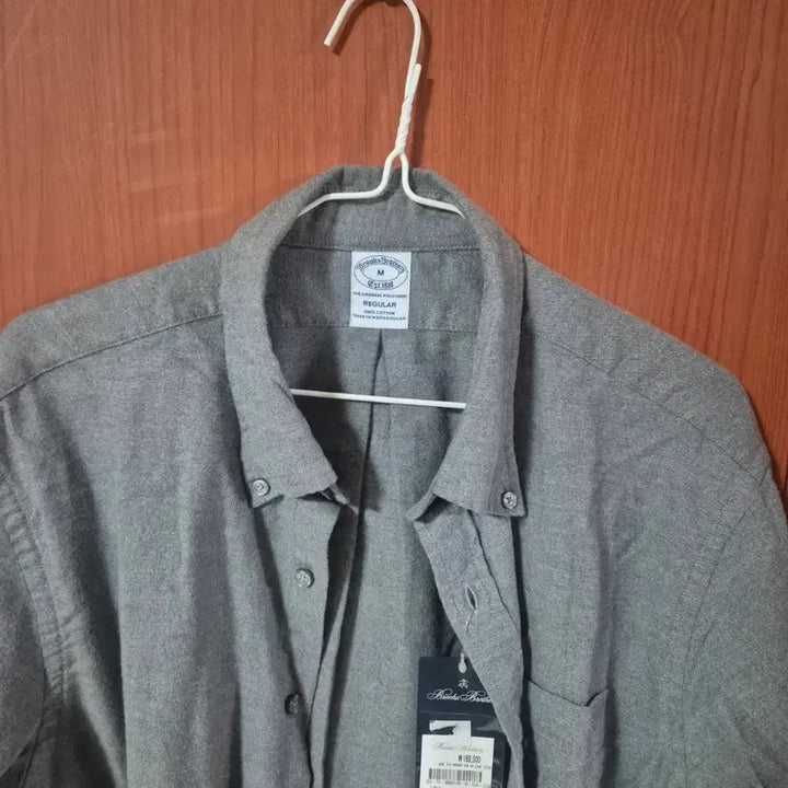 [BUNJANG] Brooks Brothers Flannel Shirt Grey / 브룩스브라더스 플란넬 그레이 셔츠