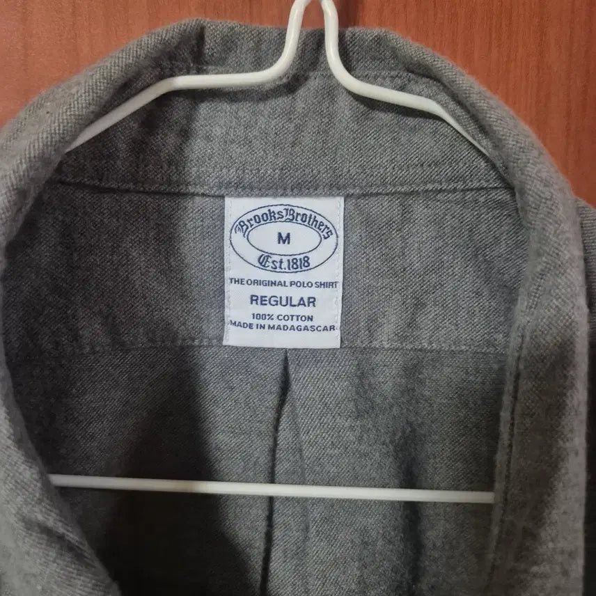 [BUNJANG] Brooks Brothers Flannel Shirt Grey / 브룩스브라더스 플란넬 그레이 셔츠