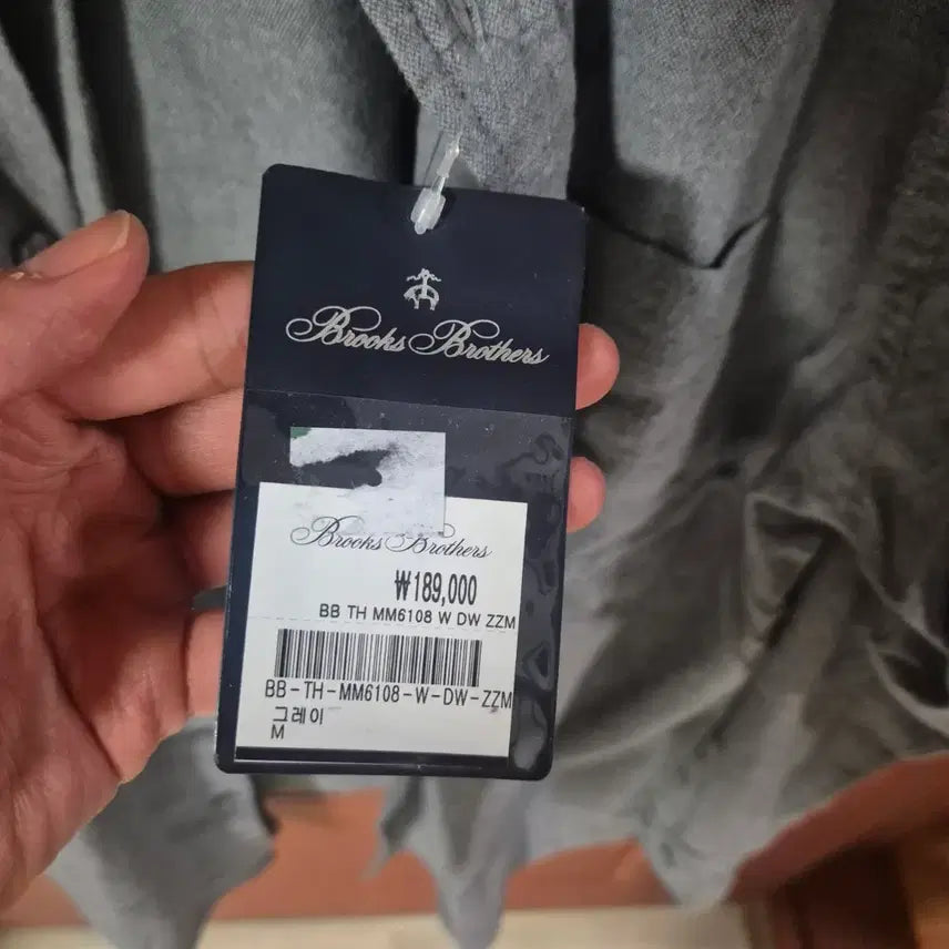 [BUNJANG] Brooks Brothers Flannel Shirt Grey / 브룩스브라더스 플란넬 그레이 셔츠