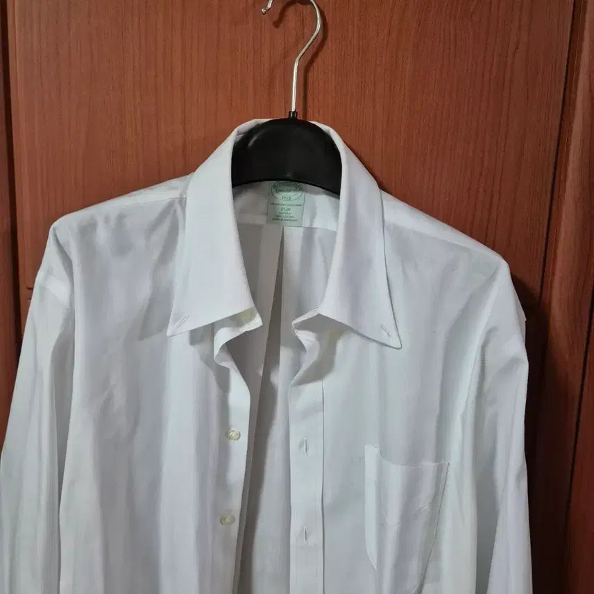 [BUNJANG] Brooks Brothers Non-Iron White Dress Shirt / 브룩스브라더스 화이트 드레스 셔츠  논아이론
