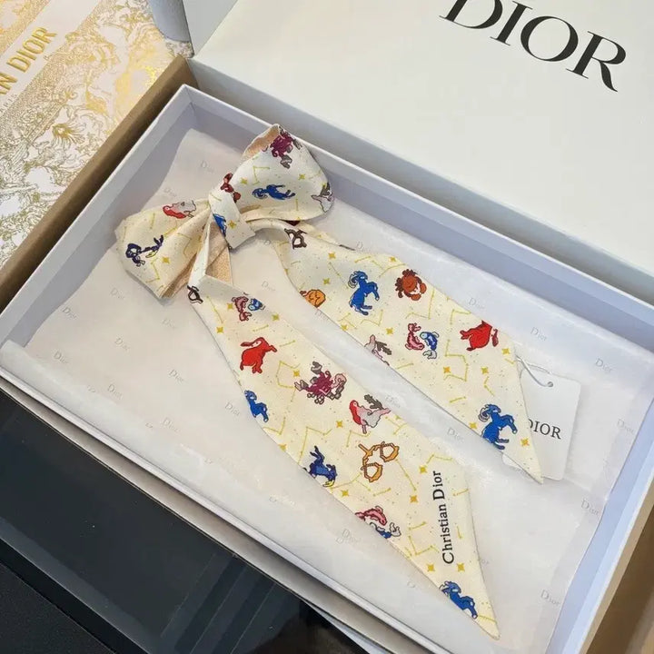 [BUNJANG] Dior Oblique Constellation Twilly Scarf / 디올 오블리크 별자리 트윌리 스카프