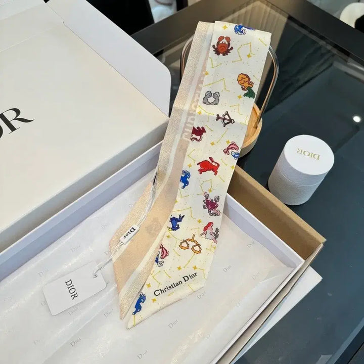 [BUNJANG] Dior Oblique Constellation Twilly Scarf / 디올 오블리크 별자리 트윌리 스카프