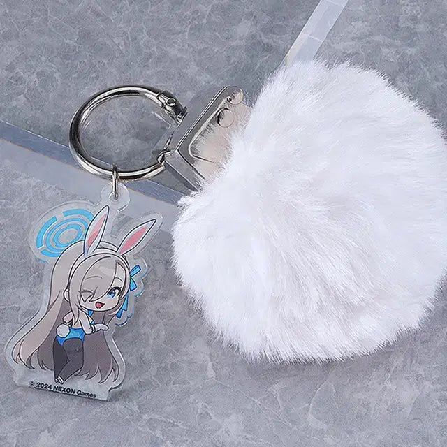 [BUNJANG] Good Smile Company Blue Archive Asuna Rabbit Tail Grenade Key Holder / 블루아카이브 아스나 토끼꼬리 수류탄 키홀더 굿스마일컴퍼니  블루아카 블아