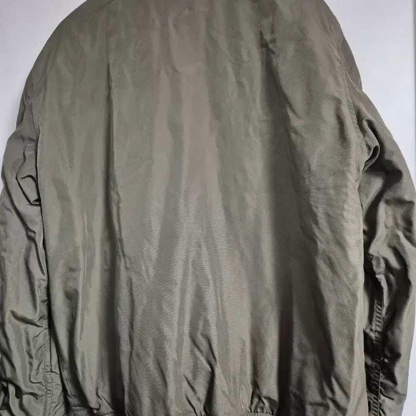 [BUNJANG] POLICE Khaki Bomber Jacket / POLICE 폴리스 카키 항공점퍼 봄버 자켓