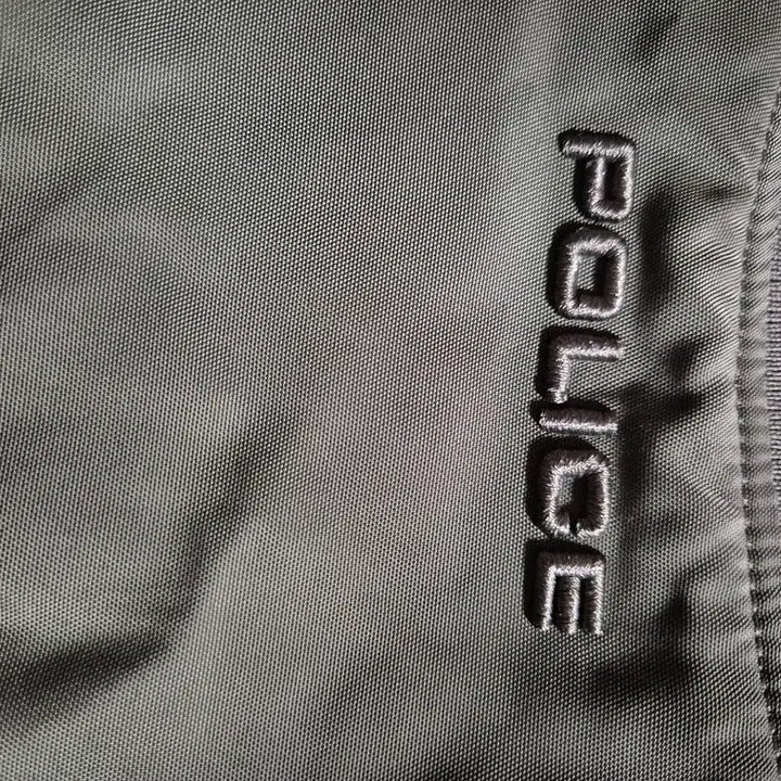 [BUNJANG] POLICE Khaki Bomber Jacket / POLICE 폴리스 카키 항공점퍼 봄버 자켓