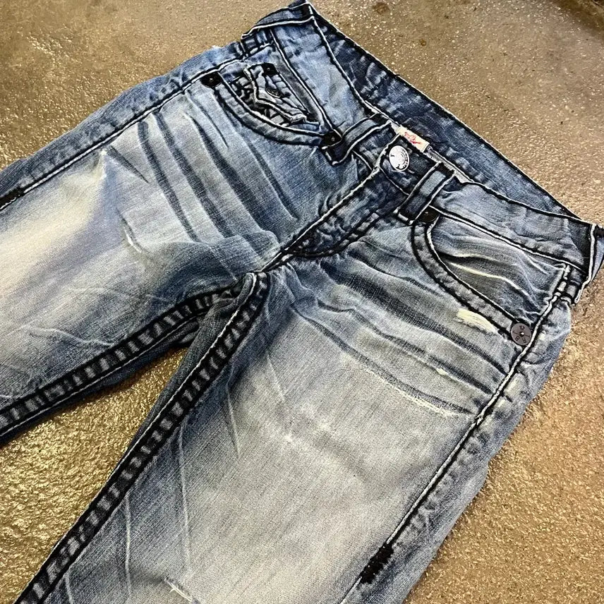 [BUNJANG] True Religion Ricky Super T Denim Pants / 트루릴리젼 리키 슈퍼티 (32)