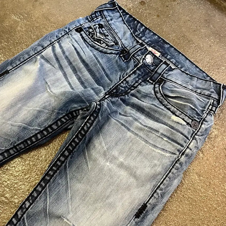 [BUNJANG] True Religion Ricky Super T Denim Pants / 트루릴리젼 리키 슈퍼티 (32)
