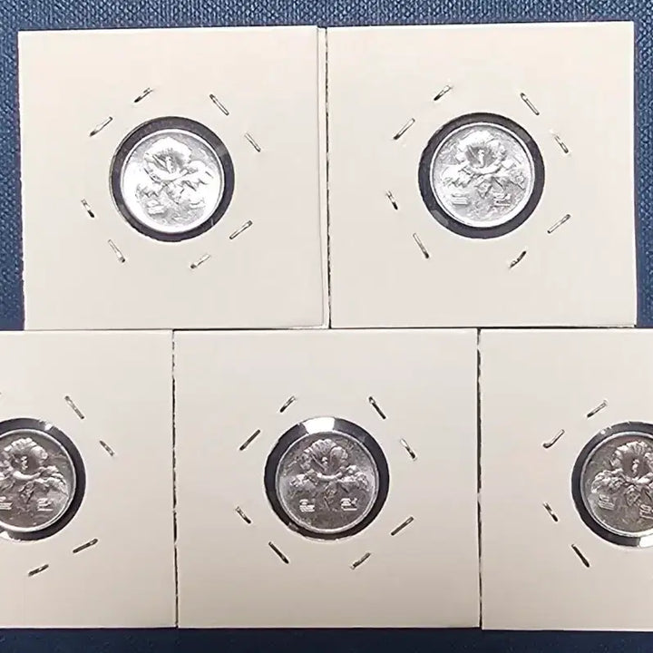 [BUNJANG] 1989 One Won Coin Set / 1989년 1원 동전 5개