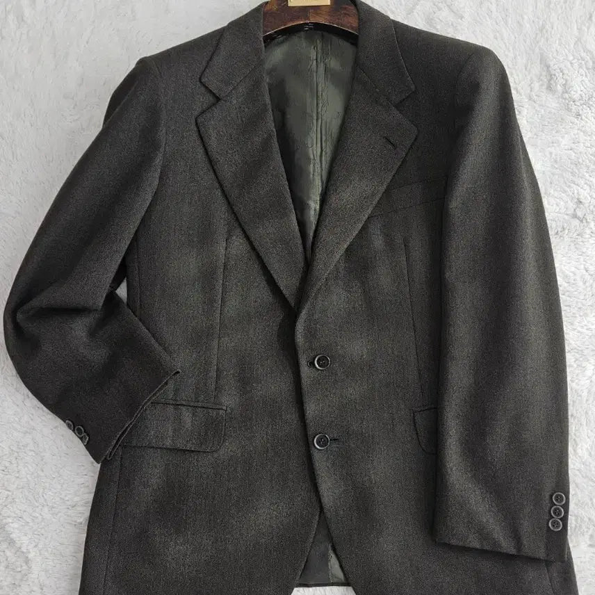 [BUNJANG] Brioni Olive Brown Classic Blazer / 브리오니 올리브 브라운 클래식 블레이저