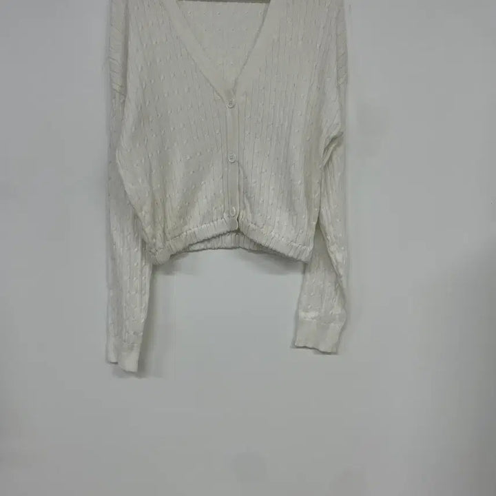 [BUNJANG] Forever 21 Cable Knit Cardigan / 포에버21 화이트 꽈배기 가디건 M