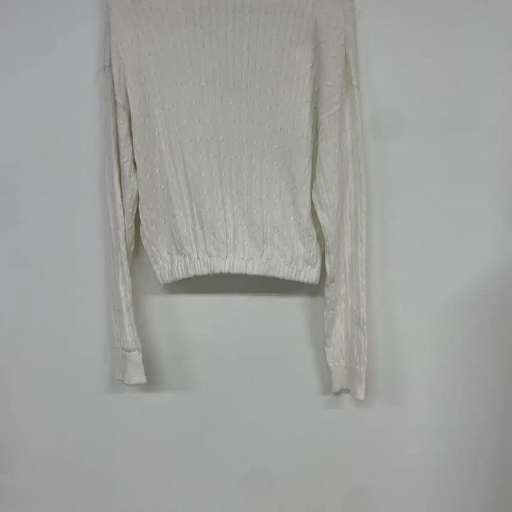 [BUNJANG] Forever 21 Cable Knit Cardigan / 포에버21 화이트 꽈배기 가디건 M