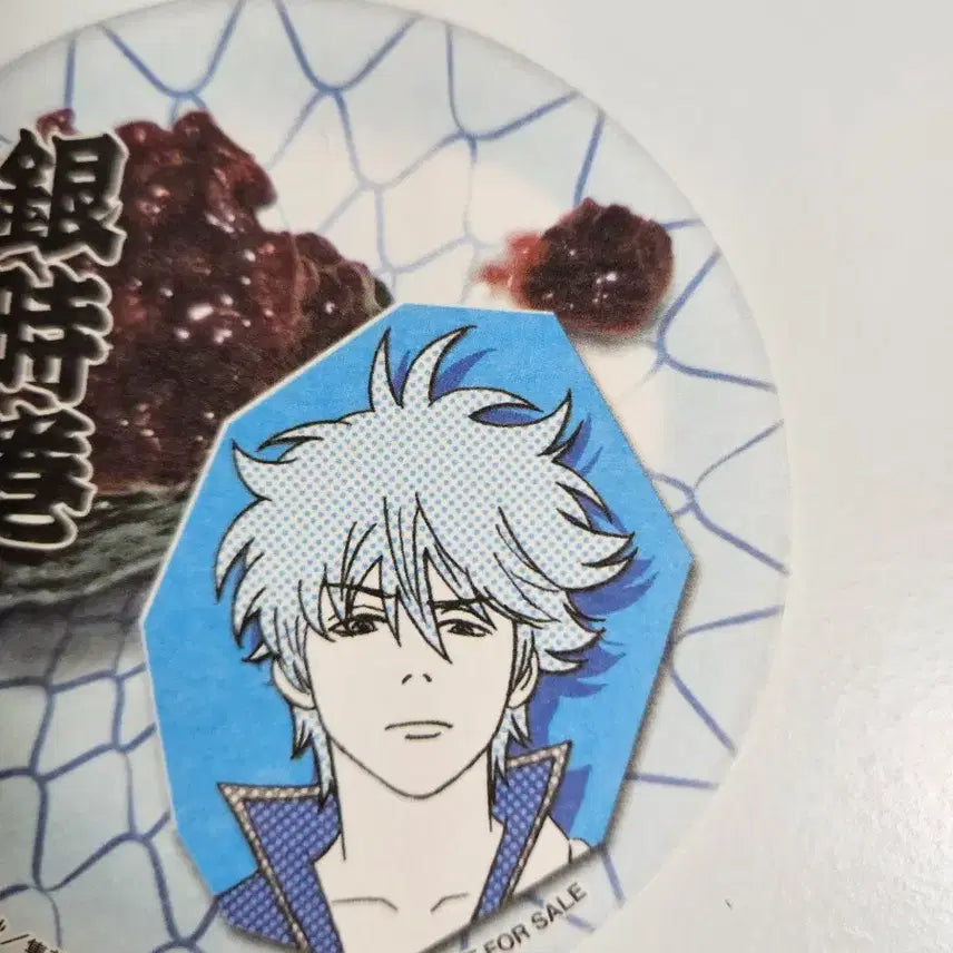 [BUNJANG] Gintama Sakata Gintoki Red Bean Paper Coaster / 은혼 사카타 긴토키 팥 종이 코스터