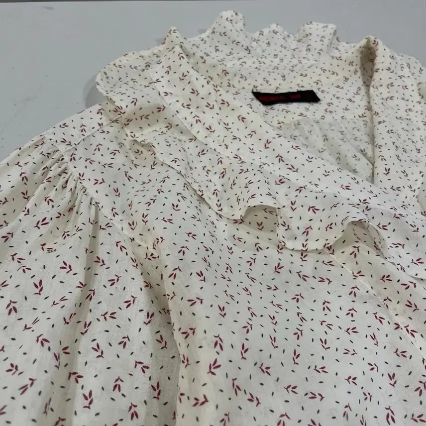 [BUNJANG] Kenzo Cotton Floral Blouse / 55) KENZO 겐조 코튼 블라우스