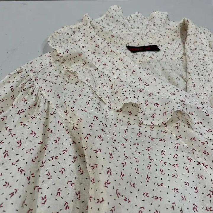 [BUNJANG] Kenzo Cotton Floral Blouse / 55) KENZO 겐조 코튼 블라우스