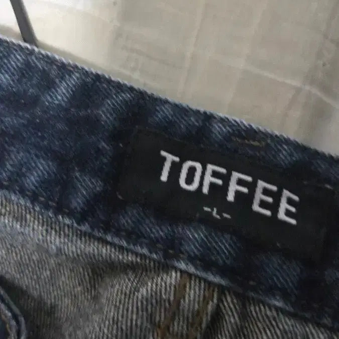 [BUNJANG] TOFFEE Indigo Semi-Wide Denim Pants / 토피 인디고 세미와이드 데님팬츠