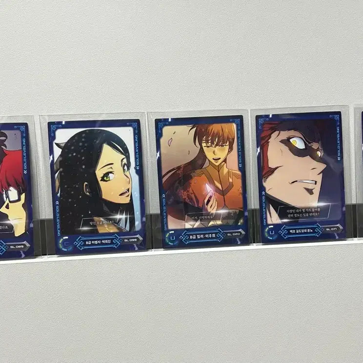 [BUNJANG] Solo Leveling Collection Cards Bundle Set / 나혼자만레벨업 컬렉팅카드 5장 일괄