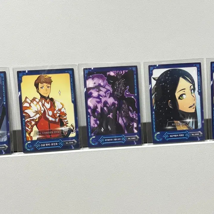 [BUNJANG] Solo Leveling Collection Cards Bundle Set / 나혼자만레벨업 컬렉팅카드 5장 일괄